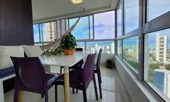 Imagem 6: Apartamento com 4 suítes, 230m², VISTA MAR e todo AMBIENTADO no bairro do Miramar