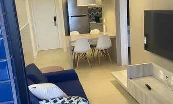 Imagem 2: VENDO QUARTO E SALA MOBILIADO NO ED TIME (42m2)AMPLA VARANDA- PORTEIRA FECHADA(FICA TUDO)!