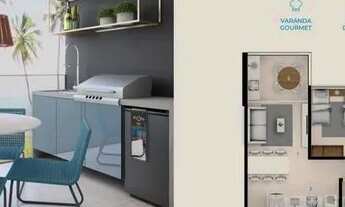 Imagem 4: Apartamento para venda tem 56 metros quadrados com 2 quartos em Muro Alto - Ipojuca - PE