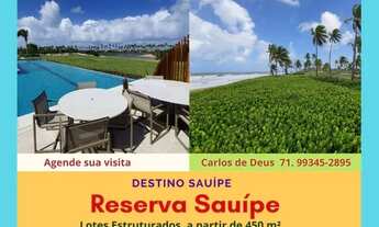 Imagem: Reserva Sauípe lotes estruturados na Costa