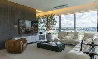 Imagem 2: Apartamento de alto padrão mobiliado e decorado com 3 quartos (suítes) e vista para o Parq