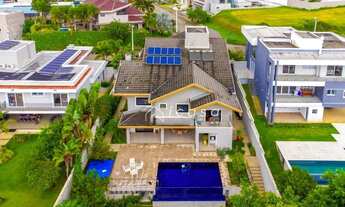 Imagem 4: Casa com 5 dormitórios à venda, 488 m² por R$ 4.800.000,00 - Condomínio Reserva do Parateh