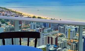 Imagem 4: Apto no ALTIPLEX ALTIPLANO com 2 quartos,70m2, todo projetado, andar alto, vista mar e Pré