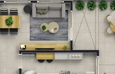 Imagem 3: Joeasilva - Cobertura Linear de 106m² de 2 Quartos com suite em Taguatinga (Sinal 46 mil