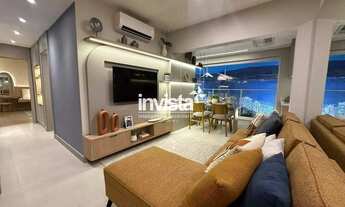 Imagem 5: Apartamento 2 suítes no Embaré, Santos 96 m² com varanda gourmet e vista mar