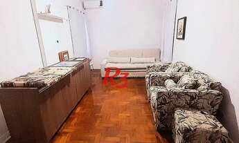 Imagem 2: Apartamento com 1 dormitório para alugar, 69 m² por R$ 3.500,00/mês - José Menino - Santos