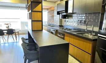 Imagem 2: Aluguel - Apartamento de alto padrão com 1 suíte mobiliado com 78m2