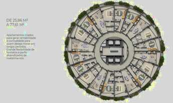 Imagem 4: Studios em Bento Gonçalves mobiliado para rentabilidade e patrimônio
