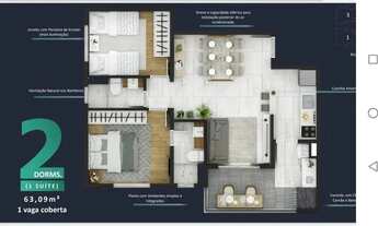 Imagem 3: Apartamento - Parque Industrial - Residencial Park View - 63m² - 02 Dormitórios
