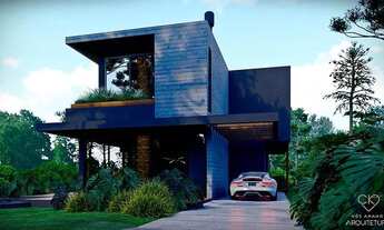 Imagem 2: CASA COM LINDO PROJETO ARQUITETÔNICO EM CONDOMÍNIO DE GRAMADO