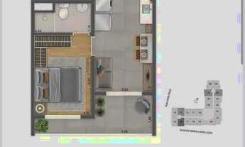 Imagem 5: Apartamento para venda com 28 metros quadrados com 1 quarto em Santo Amaro - São Paulo - S