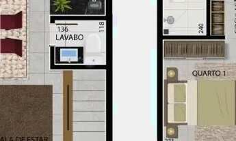 Imagem 2: Alugo Sobrado Geminado Casa Nova Park Volta Redonda Araquari