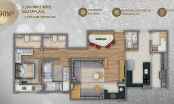 Imagem 5: Apartamento para venda de 90m² até 116m² com 3 quartos