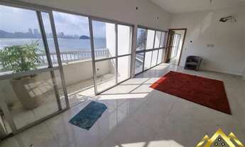 Imagem 3: 4 Dormitórios Frontal ao Mar, Sacada, Reformado, 3 vagas na Ilha Porchat, São Vicente-SP