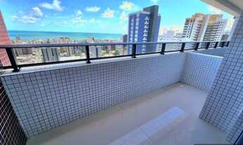 Imagem 2: Apartamento NOVO com 02 quartos, andar alto e com VISTA MAR no bairro de Tambaú