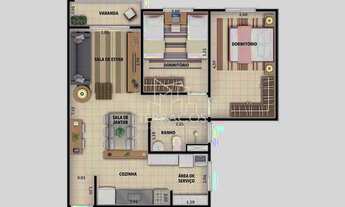 Imagem 4: RESIDENCIAL CONQUISTA AGAPEAMA, APARTAMENTOS DE 2 E 3 DORMITÓRIOS À VENDA, VILA SANTA MARI