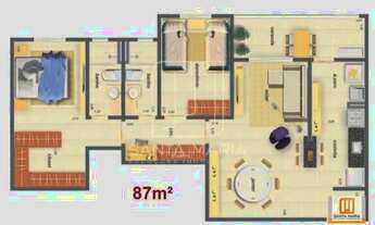 Imagem 4: Apartamento (tipo - padrao) 2 dormitórios/suite, portaria 24hs, espaço gourmet, salão de f