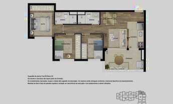 Imagem 4: Apartamento para venda tem 66 metros quadrados com 3 quartos em Tatuapé - São Paulo - SP