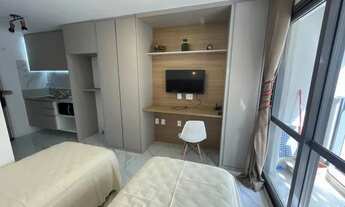Imagem 2: Apartamento para aluguel possui 25 metros quadrados com 1 quarto. Localização privilegiada