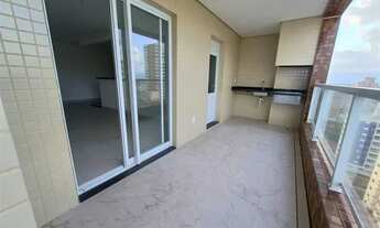 Imagem 3: Apto de 2 Dorm c/ 2 SUÍTES, 2 Vagas Privativa, SACADA VISTA MAR, 92,55 m² de área útil. Ba