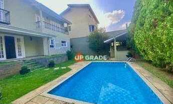 Imagem 3: Casa com 3 dormitórios para alugar, 266 m² por R$ 12.719/mês - Alphaville Residencial 10