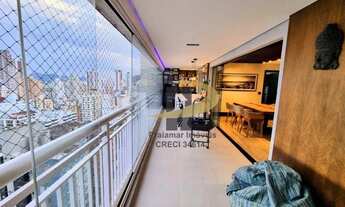 Imagem 1: Apartamento com 3 dormitórios à venda, 135 m² por R$ 1.850.000,00 - Gonzaga - Santos/SP