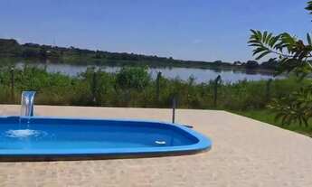 Imagem 2: Chácara com 3 hectares em Barão de Melgaço fundo com a lagoa baía Recreio