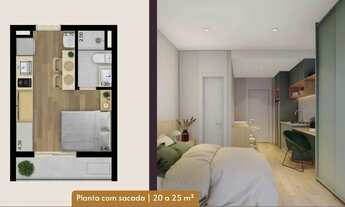 Imagem 7: Studio com sacada no Boa Vista