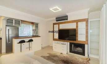 Imagem 3: Amplo apartamento mobiliado com 2 Dormitórios , suíte, living com churrasqueira e lareira