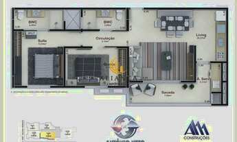 Imagem 2: Apartamento em Campinas, São José/SC