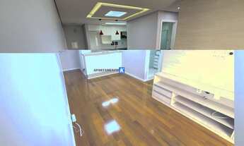 Imagem 2: Apartamento LOCAÇÃO - 62m² - 2 dormitórios com sala ampliada, Rico em Marcenaria - Muito B