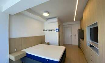 Imagem 4: Studio MOBILIADO p/ LOCAÇÃO - 25m² - Vista Livre - com Varanda - 100% MOBILIADO - Ar Condi