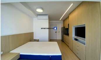 Imagem 6: Studio MOBILIADO p/ LOCAÇÃO - 25m² - Vista Livre - com Varanda - 100% MOBILIADO - Ar Condi