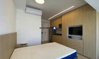 Imagem 2: Studio MOBILIADO p/ LOCAÇÃO - 25m² - Vista Livre - com Varanda - 100% MOBILIADO - Ar Condi