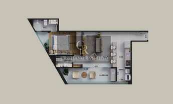 Imagem: Apartamento à venda com 1 quarto