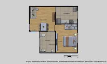 Imagem 2: Apartamento com 2 dormitórios à venda, 55 m² por R$ 175.000,00 - Cabuçu - Nova Iguaçu/RJ