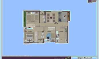 Imagem 2: Apartamento no Barreiro, luxo, 3o andar, varanda, elevador, 2 vagas. Localização excepcion