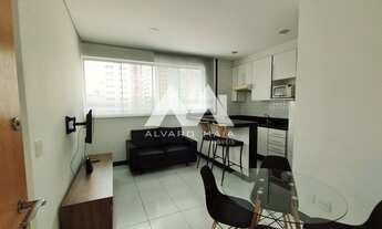 Imagem: Apartamento um quarto semi mobiliado no