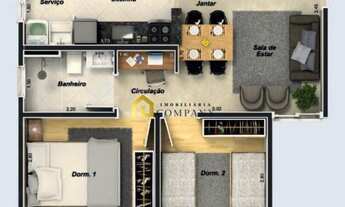 Imagem 3: Apartamento localizado no Ed. São Paulo - Sorocaba/SP