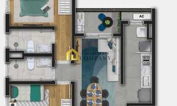 Imagem 2: Ed. Ipa Club Residencial - Apartamento no centro de Sorocaba com varanda gourmet em condom