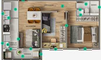 Imagem 6: Ed. Residencial Scarpone - Apartamento no Residencial Scarpone em Sorocaba/SP