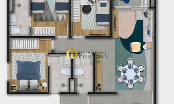 Imagem 2: Ed. Ipa Club Residencial - Apartamento no centro de Sorocaba com varanda gourmet em condom