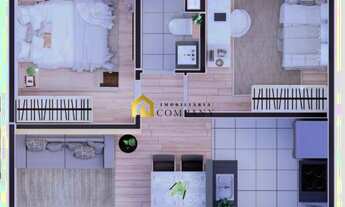 Imagem 3: Ed. Único Votorantim - Apartamento 2 quartos com quintal em Votorantim região de Sorocaba