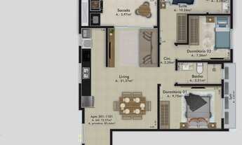 Imagem 5: Apartamento à venda em Laguna/SC