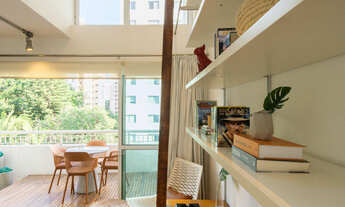 Imagem 2: Apartamento Duplex em Moema de 1 Suíte com 2 Vagas - 74m² à Venda