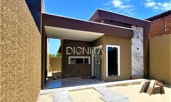 Imagem 2: Casa Plana com 2 dormitórios 2 suítes - Arquitetura moderna - Aquiraz-CE