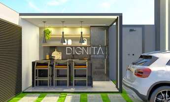 Imagem 4: Casa plana com Arquitetura moderna 3 dormitórios 2 banheiros - Aquiraz-CE