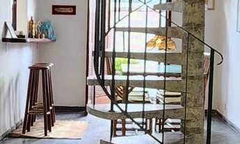 Imagem 3: Casa triplex lado praia em condomínio clube frente mar, terraço com vista para o mar e chu