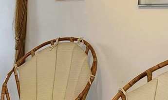 Imagem 4: Casa triplex lado praia em condomínio clube frente mar, terraço com vista para o mar e chu