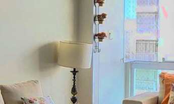 Imagem 4: Apartamento com sacada conjugada vista parcial do mar, 3 dormitórios climatizados sendo 2